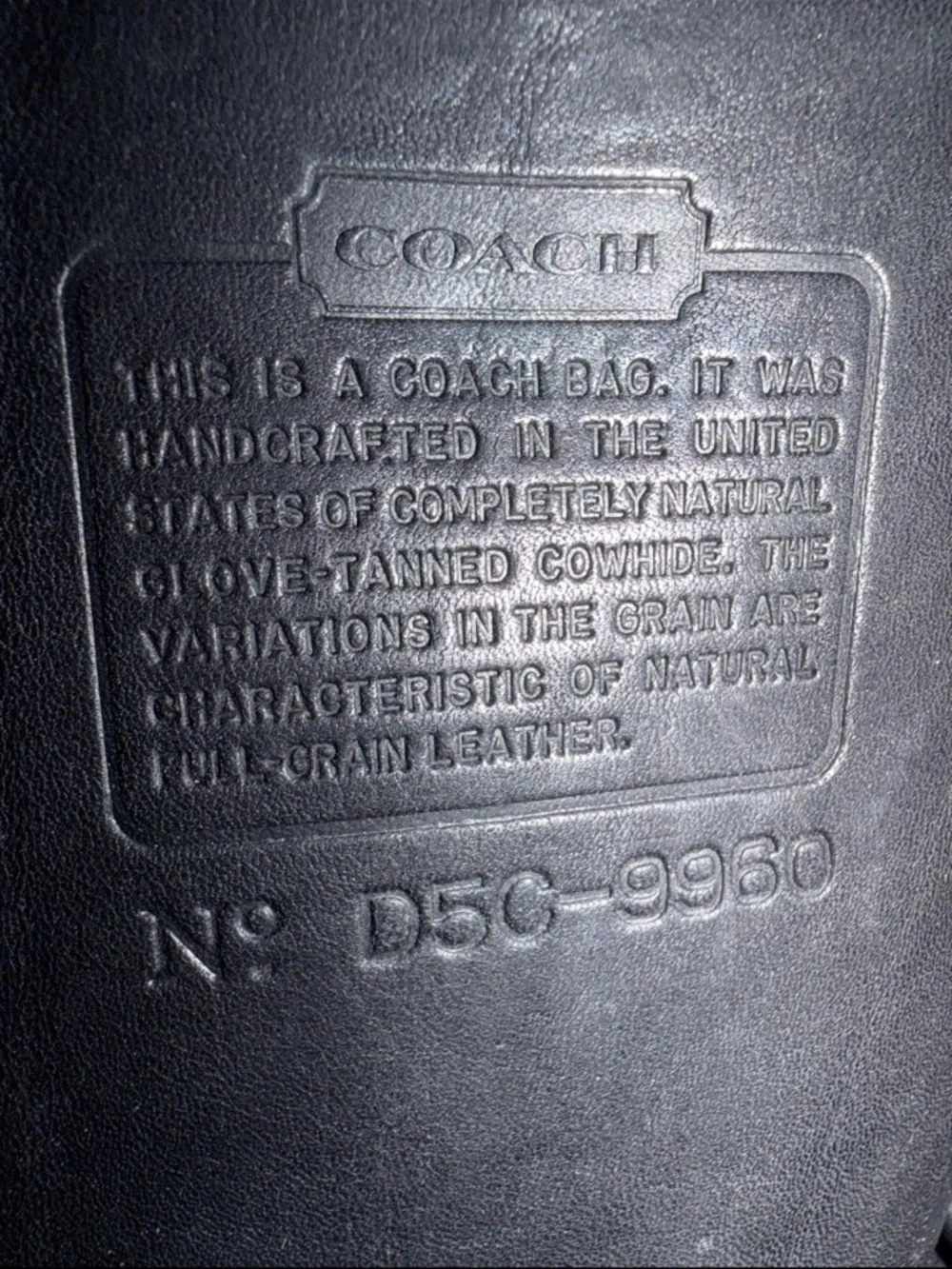 Coach Vintage Mini Leather Backpack in Black - Picture 7 of 8